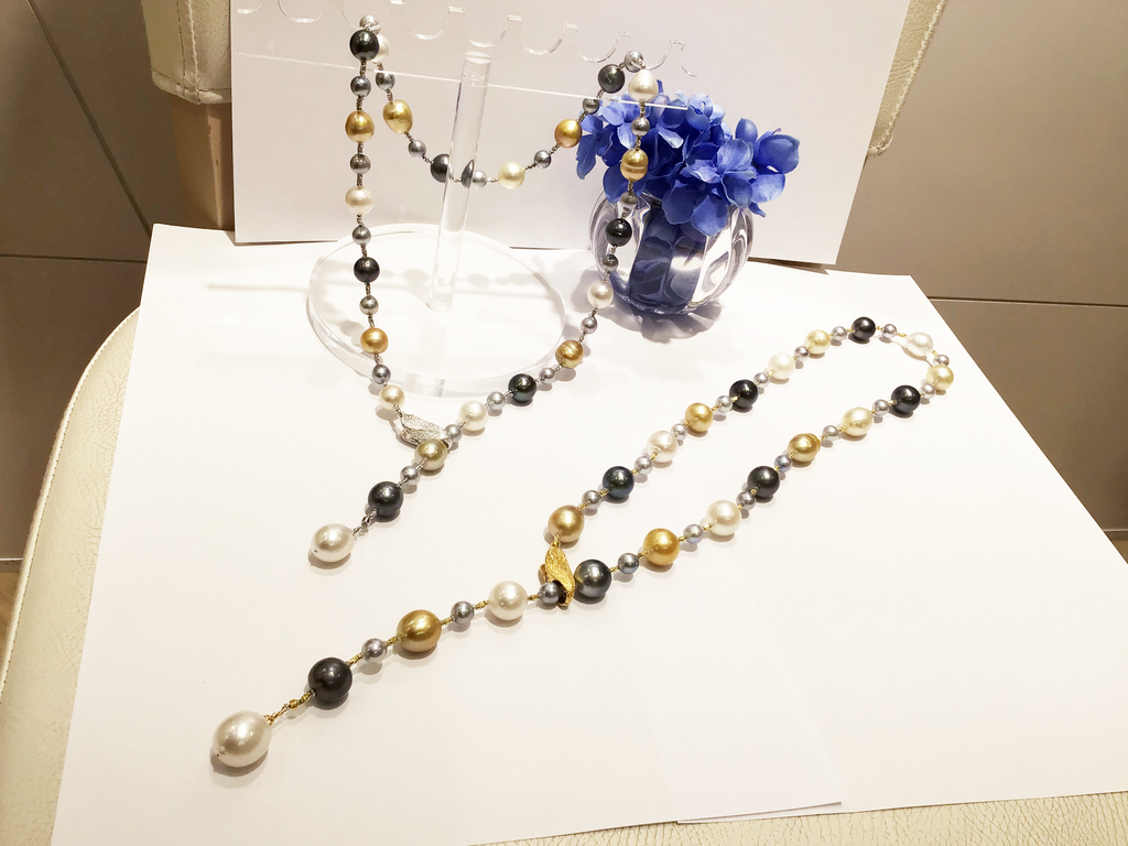 『南洋真珠のY字ロングネックレス』　アマセン店