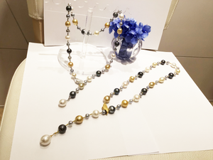 『南洋真珠のY字ロングネックレス』　アマセン店